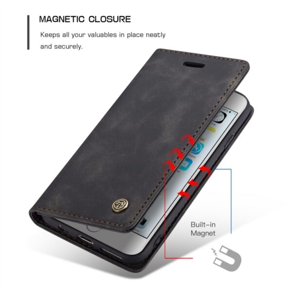 CaseMe-013 Multifunktionale Retro Frosted Horizontal Flip Ledertasche für iPhone 6 Plus / 6s Plus, mit Kartensteckplatz & Halter & Brieftasche, For iPhone 6 Plus / 6s Plus – Bild 5