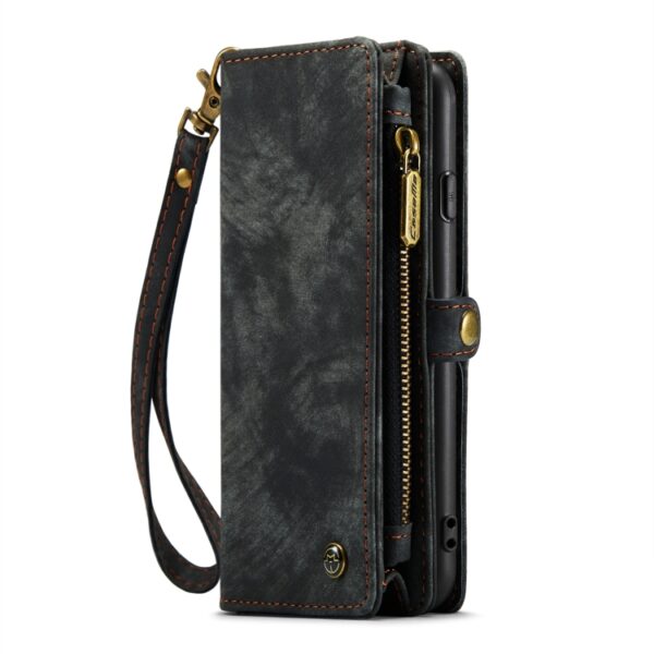 CaseMe für iPhone 8 Plus & 7 Plus Multifunktionale Leder-Brieftasche mit abnehmbarer magnetischer PC-Rückseite, Schutzhülle und Halter, 11 Kartenfächern, 3 Bargeldfächern, 1 Geldbörse mit Reißverschluss, 2 Fotorahmen und 3 Magnetverschlüssen, For 8P & 7P – Bild 2